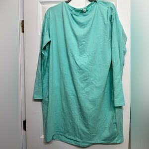 Lululemon All Yours mint green dress oversized 8 M